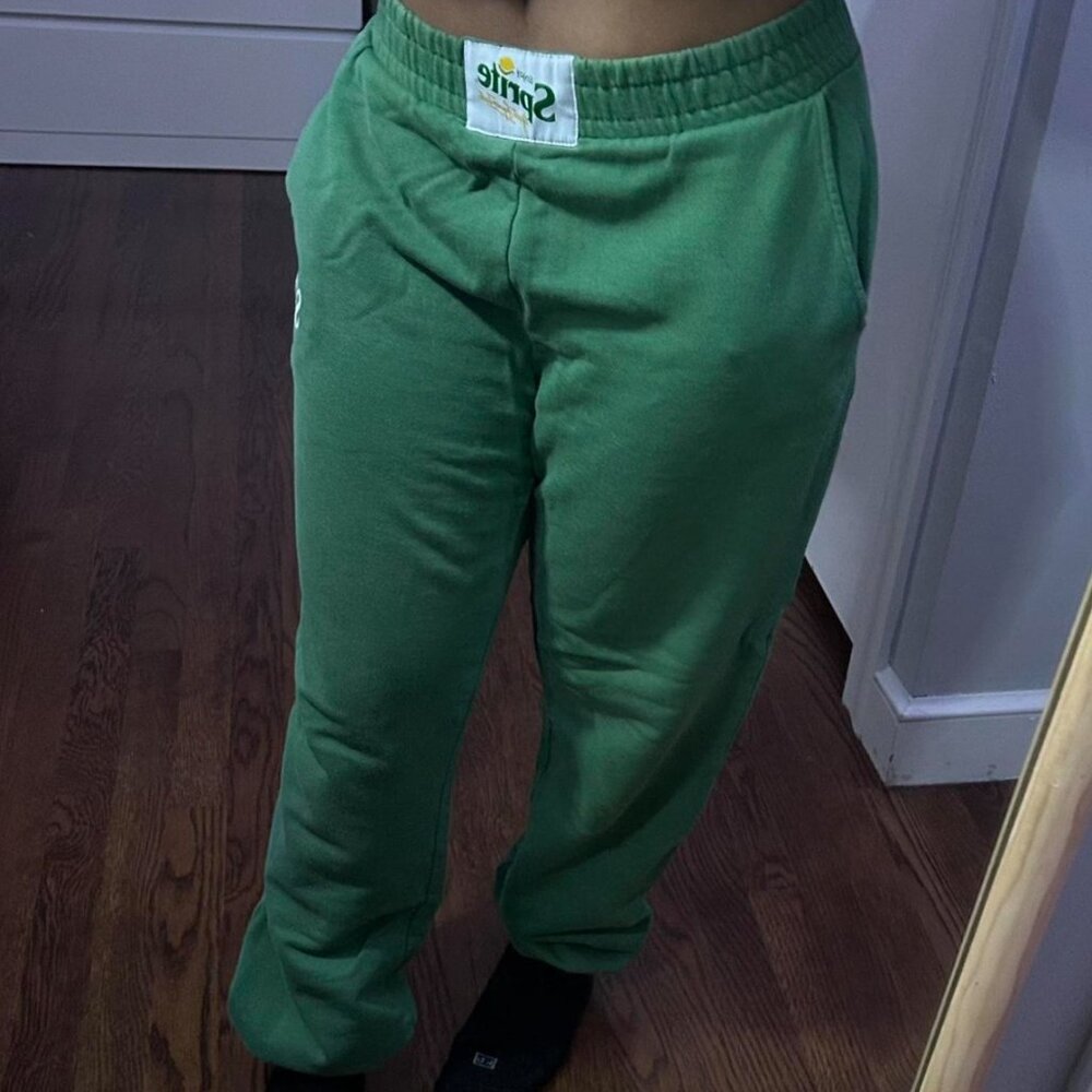 ZARA Green ‘Sprite’ sweatpants